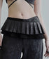 Pleated Belted Waist Piece